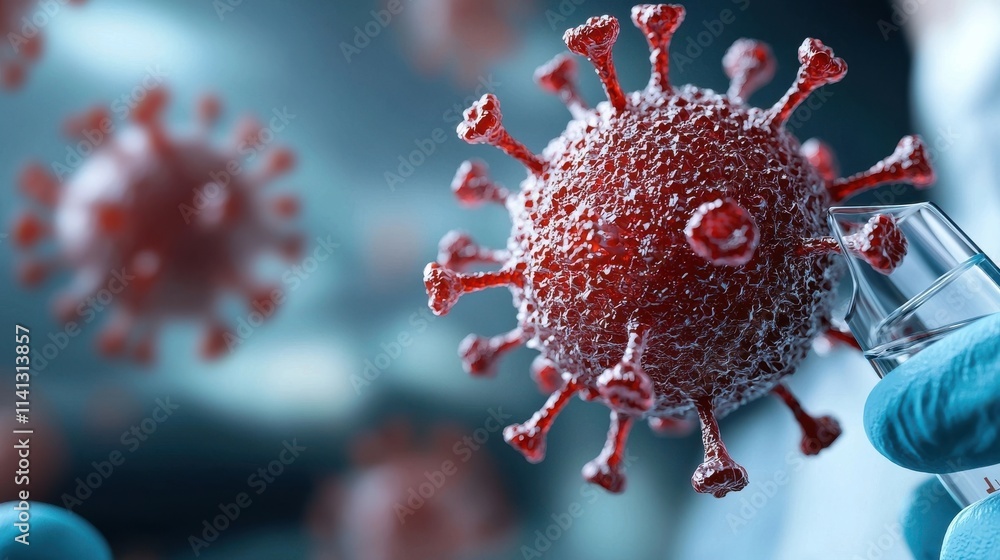 Aufkleber highly detailed microscopic image showcasing the intricate molecular structure and morphological fea