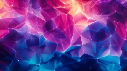 Abstract creative digital polygons background with geometric shapes and vibrant colors for modern designs