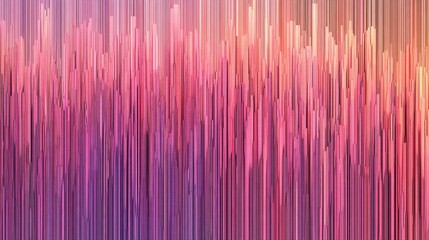 Distorted Digital Art with Colorful Line Patterns