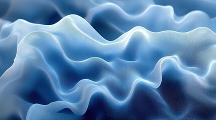 Obraz premium Abstract Blue Waves Textured Surface Design