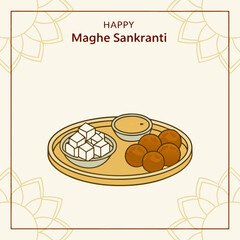  Happy Maghe Sankranti Design, Makar Sankranti Social Media Post Design
