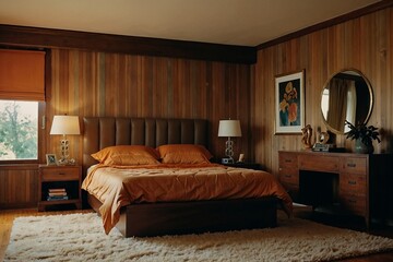 1970's era bedroom 