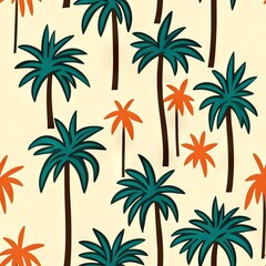 Colorful Abstract Seamless Geometric Pattern Background Texture Design Vector Print Wallpaper

