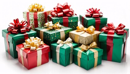 Obraz premium christmas gift boxes