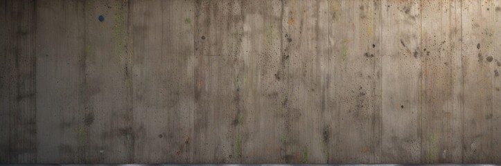 Exposed concrete wall with rough aggregate texture in warm ambient lighting, building material, rough texture, interior feature