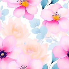 Colorful Abstract Seamless Geometric Pattern Background Texture Design Vector Print Wallpaper

