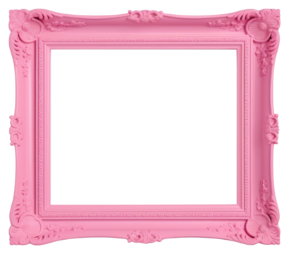 PNG Vintage frame pink decorative.
