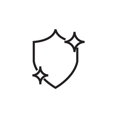 germ protection icon outline vector eps