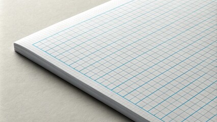 Grid Paper Texture Featuring Subtle Blue Lines