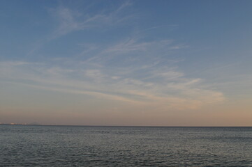 sea ​​and sand beautiful sunlight