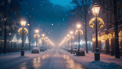 street in winter