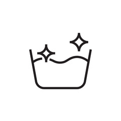 clean water icon vector eps editable stroke