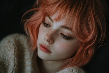 Serene Portrait of a Young Woman