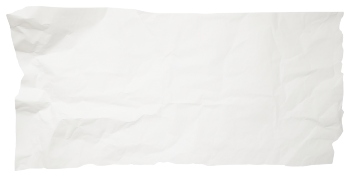 PNG White ripped paper background texture crumpled.