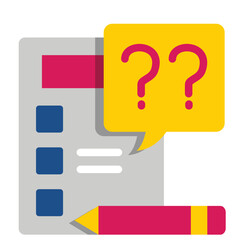 Fototapeta premium Quiz Icon