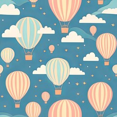 Colorful Abstract Seamless Geometric Pattern Background Texture Design Vector Print Wallpaper

