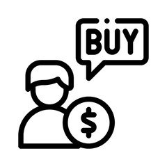 buyer line icon