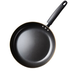 Non-stick frying pan isolated on a transparent background