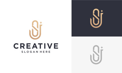 initial sj vector logo