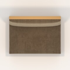 3d render Sofa Cafe design element. Furniture Collection