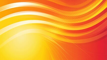 Bright Sunburst Vector Design with Wavy Lines