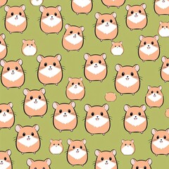 Obraz premium seamless pattern with animals