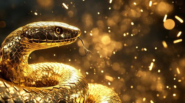 Golden Python in the Golden Particle Scene