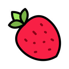 Obraz premium Strawberry Icon