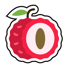 Lychee Sticker Icon