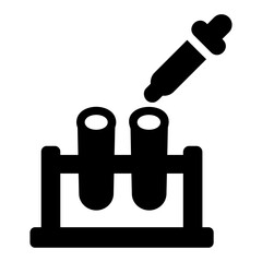 test tube Solid icon