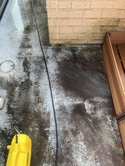 ベランダの掃除