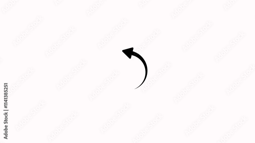 Poster refresh icon animation, reload, rotation arrows symbol 4k animation video. circle arrow refresh icon