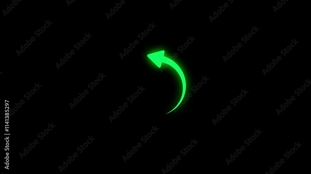 Poster refresh icon animation, reload, rotation arrows symbol 4k animation video. circle arrow refresh icon
