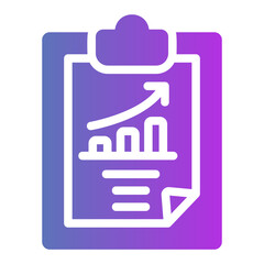 clipboard Gradient icon