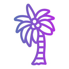 palm thee Gradient icon