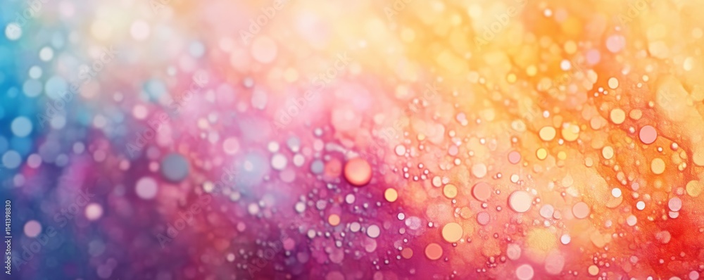 Aufkleber colorful bokeh abstract background with gradient