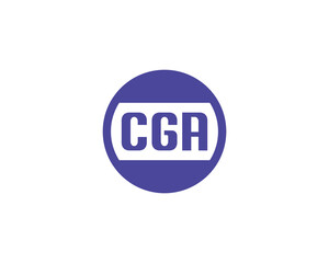 CGA logo design vector template. CGA