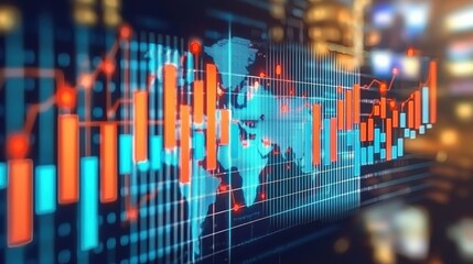 Analyzing financial trends through data visualization in global markets digital environment