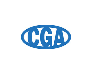 CGA logo design vector template. CGA