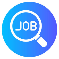 job search gradient icon