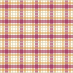 Plaid pattern vector Check fabric texture Seamless textile design for clothes paper 
