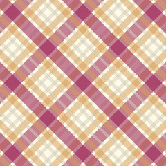Plaid pattern vector Check fabric texture Seamless textile design for clothes paper 
