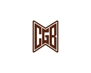 CGB logo design vector template. CGB