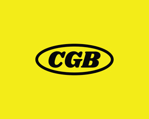 CGB logo design vector template. CGB