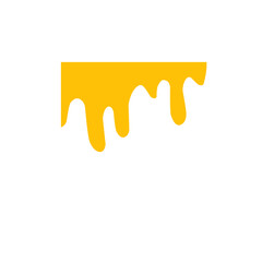 corner border of melted cheese