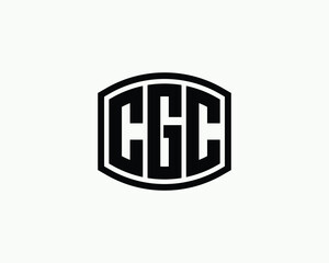 CGC logo design vector template. CGC