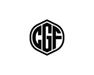 CGF Logo design vector template. CGF