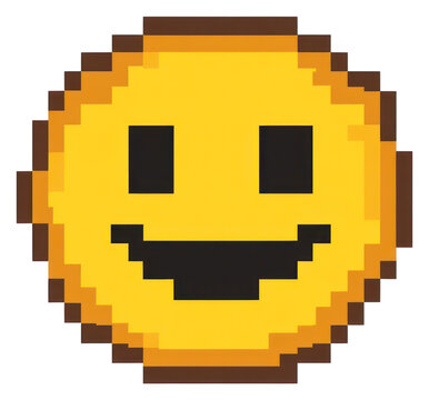 PNG Six pixel smiley icon illustration vintage digital.