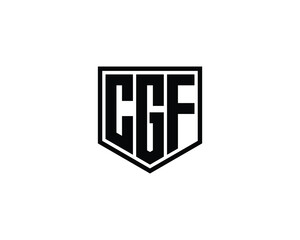 CGF Logo design vector template. CGF