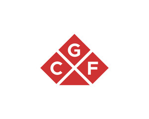 CGF Logo design vector template. CGF